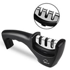 Diamond Tungsten Pull-Through Knife Sharpener — Stainless Steel Kitchen Tool