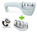 Diamond Tungsten Pull-Through Knife Sharpener — Stainless Steel Kitchen Tool