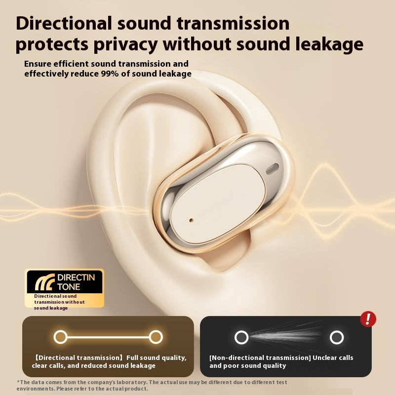 Bone Conduction Bluetooth Headphones — Waterproof Open-Ear 8Hr Battery Breathing Light