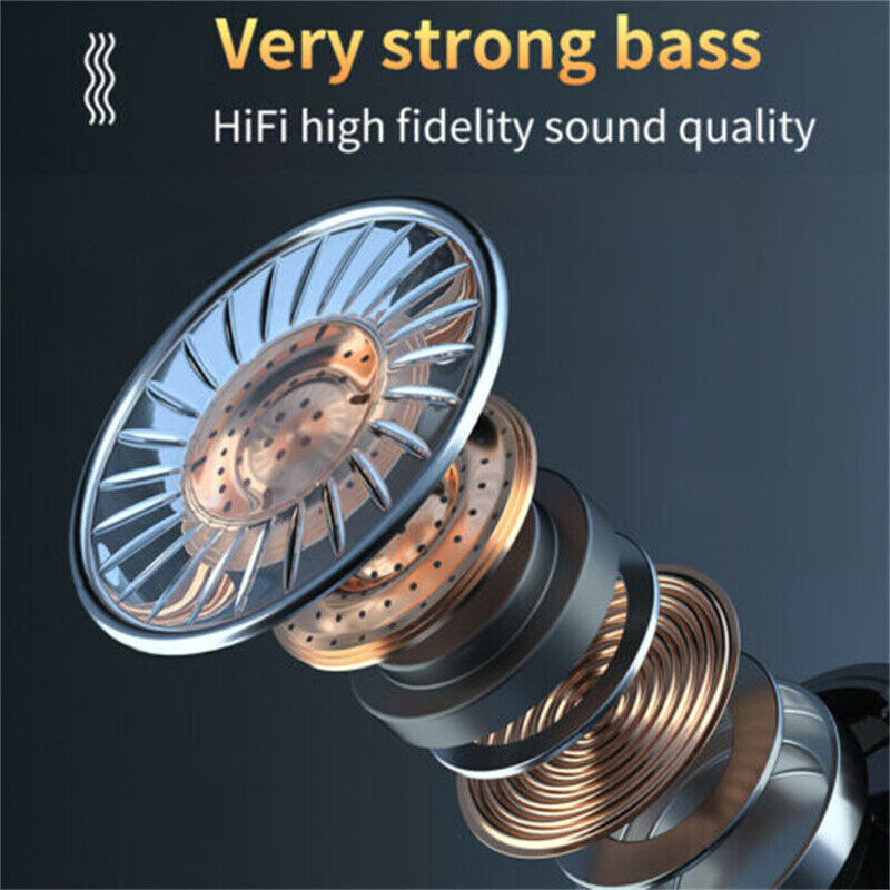 IPX7 Waterproof TWS Earbuds — Bluetooth 5.1 LED Display Touch Control Hi-Fi