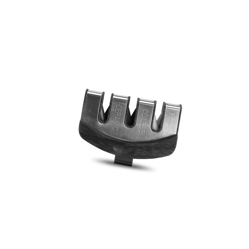 Diamond Tungsten Pull-Through Knife Sharpener — Stainless Steel Kitchen Tool