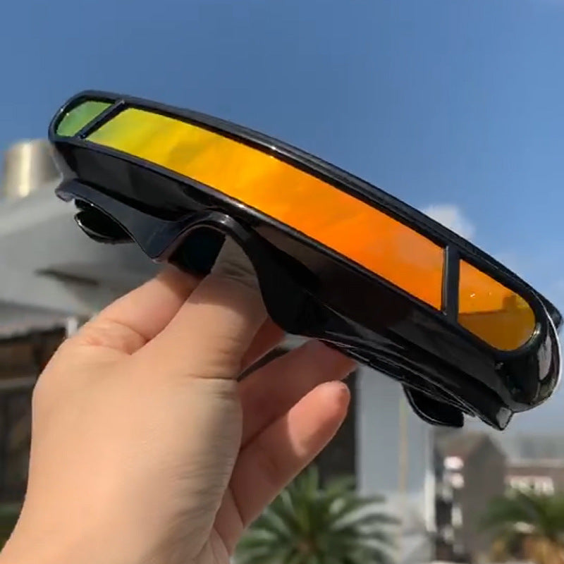 Polarised Sports Sunglasses — Mirror Lens Full Rim PC Frame 3 Colour Options