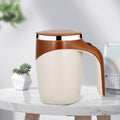 Self-Stirring Magnetic Travel Mug — 304 Stainless Steel USB Rechargeable Cup
