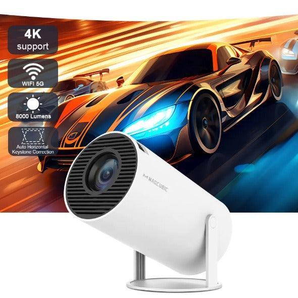 HY300 Android Smart Mini Projector 720p — 120 ANSI Lumens Home Cinema EU/US Plug