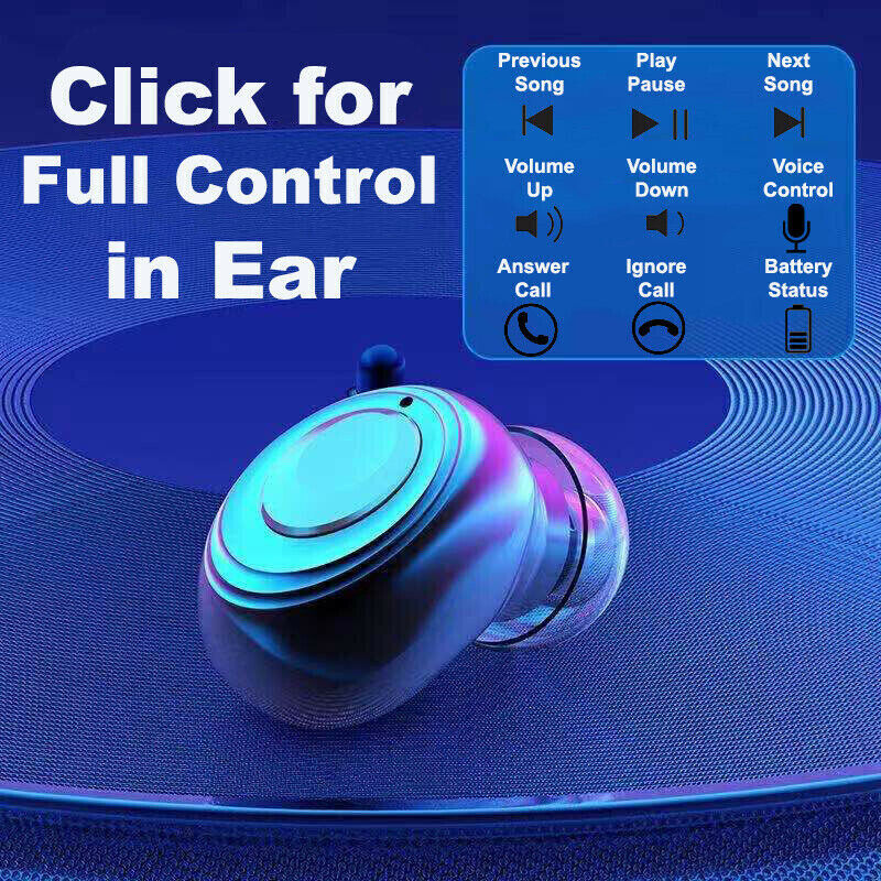 IPX7 Waterproof TWS Earbuds — Bluetooth 5.1 LED Display Touch Control Hi-Fi