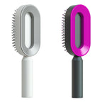 Self-Cleaning Hairbrush with 3D Air Cushion — Detangling Scalp Massage Brush