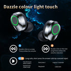 YD03 TWS Wireless Earbuds — Bluetooth 5.3 LED Display Breathing Light Graphene