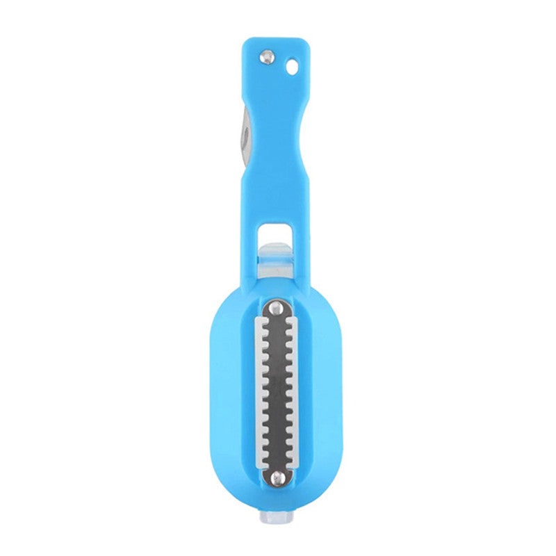 Fish Scale Scraper with Cover — Food-Grade AS/ABS Kitchen Scaler 3 Colours