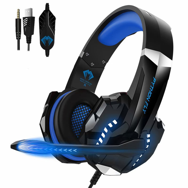 Wired USB Gaming Headset — 50mm Moving Coil 110dB with Mic 3m Braided Cable