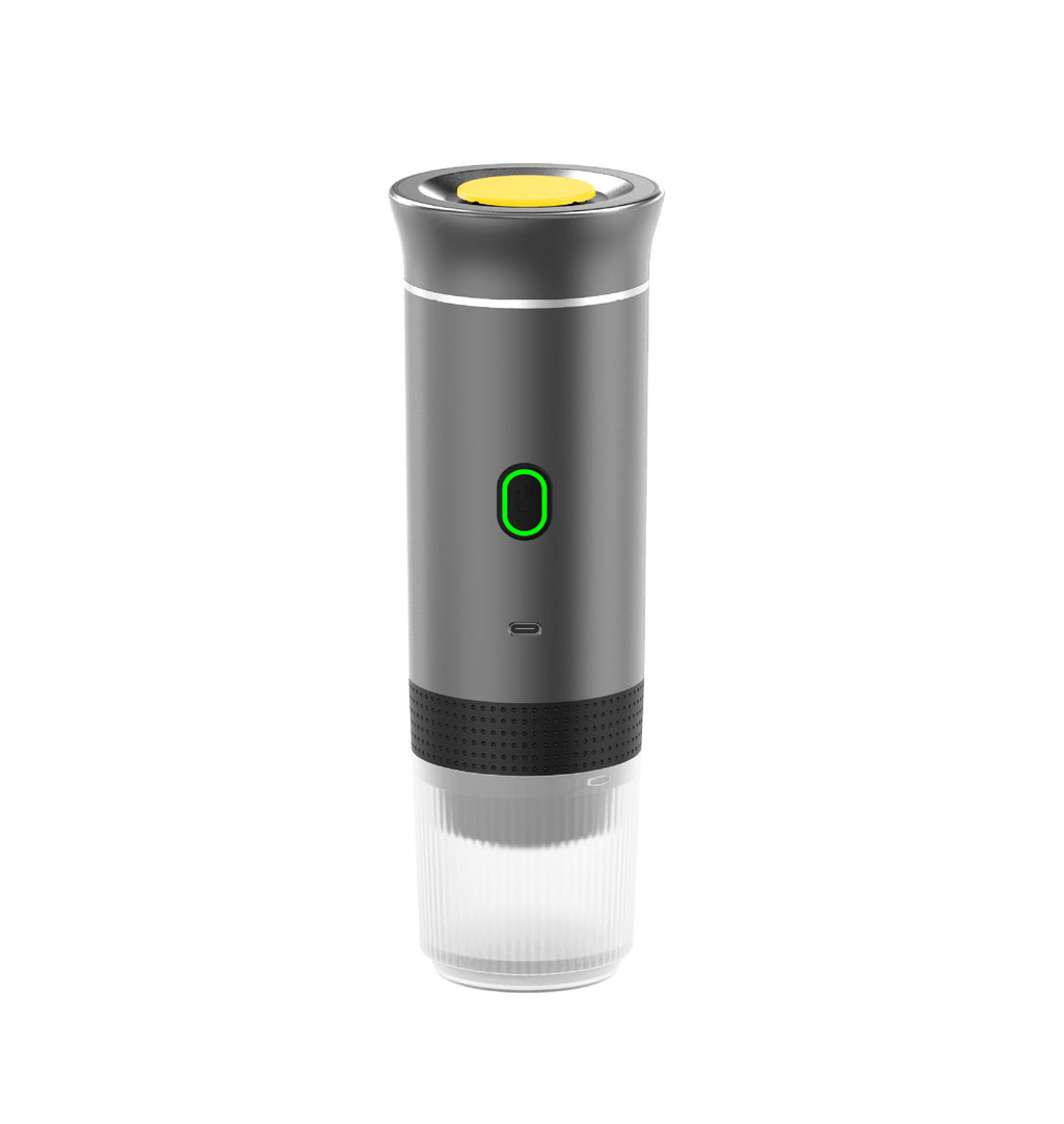 3-in-1 Portable Espresso Machine — USB-C Rechargeable 60ml for Capsules & Ground Coffee