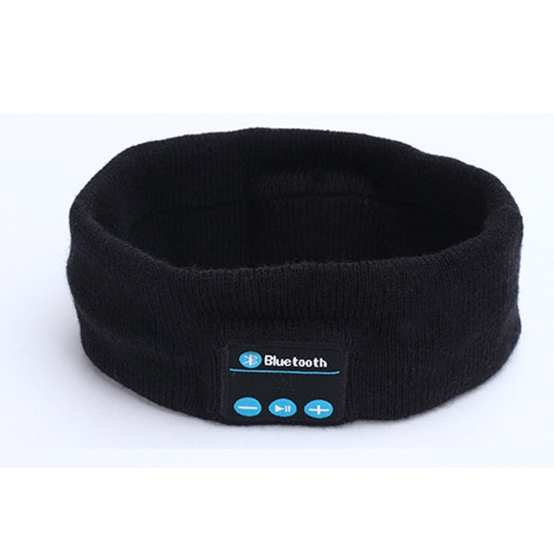 Bluetooth Music Headband — Wireless Sleep & Sports Headband with Built-in Speakers