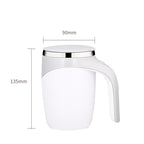 Self-Stirring Magnetic Travel Mug — 304 Stainless Steel USB Rechargeable Cup