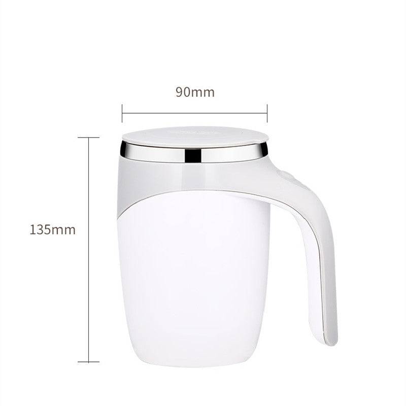 Self-Stirring Magnetic Travel Mug — 304 Stainless Steel USB Rechargeable Cup