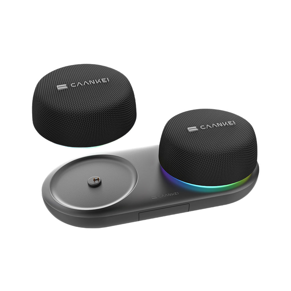 Portable Bluetooth Speaker 2.1 Stereo with Subwoofer Bass — High Volume