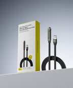 2-in-1 Fast Charging Cable with Phone Stand — 240W USB-C Braided Cable Holder