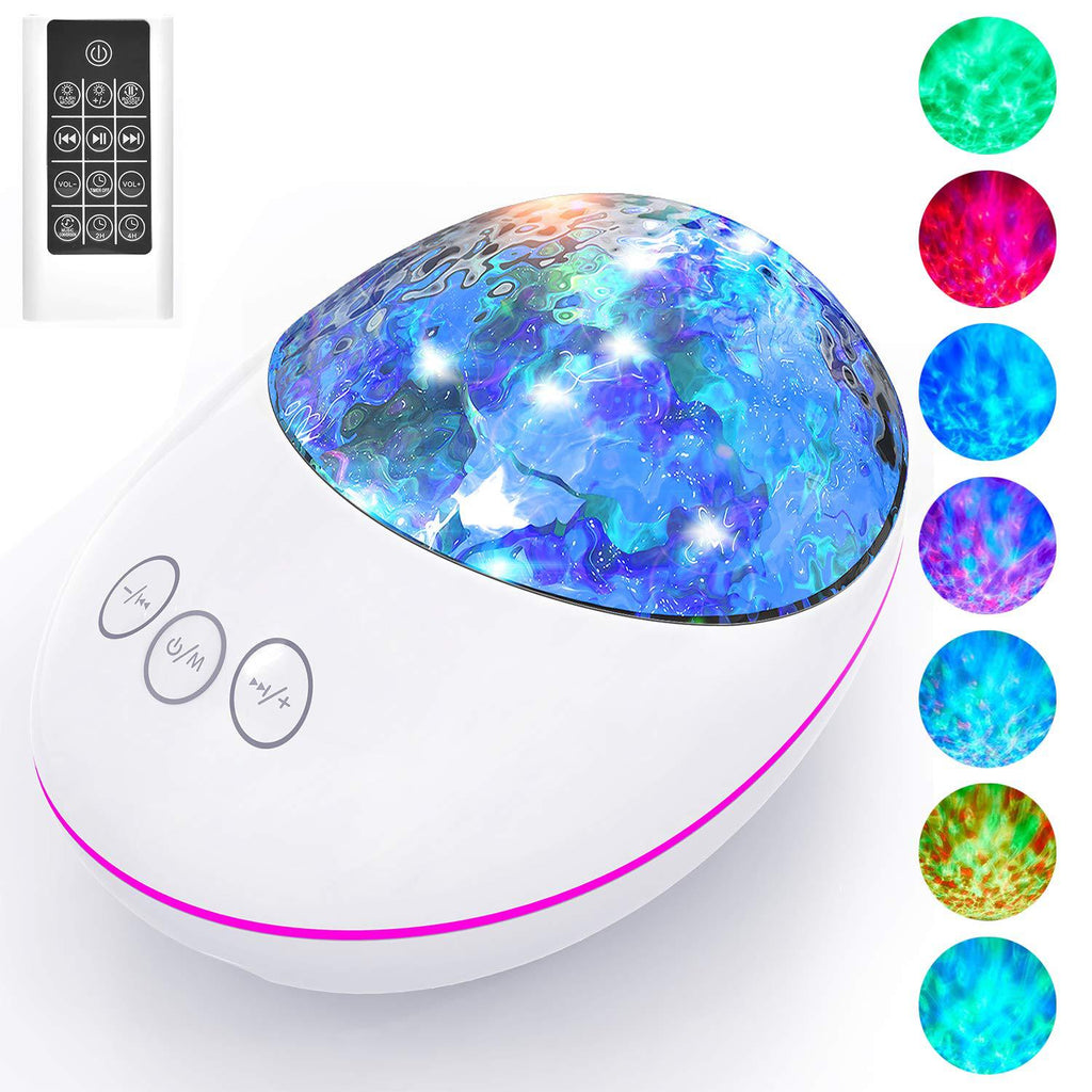 Galaxy Star Projector with Bluetooth Speaker — 8 Colours Remote Timer 60m²