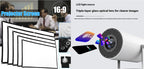 Magcubic HY300 Mini Projector — 720p WiFi Bluetooth 5.0 Auto Keystone 130-inch