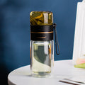 Bouteille à thé en verre à double paroi avec infuseur — 400ml/450ml Borosilicate Anti-fuite