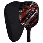 CAMEWIN Carbon Fibre Pickleball Paddle — PP Honeycomb Core 200g Red