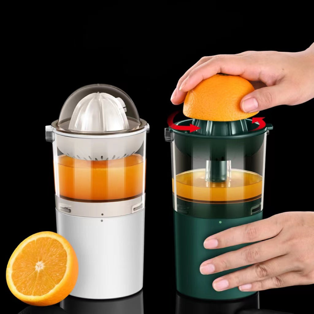 Portable Wireless Electric Juicer Cup — USB Rechargeable Mini Blender White & Green
