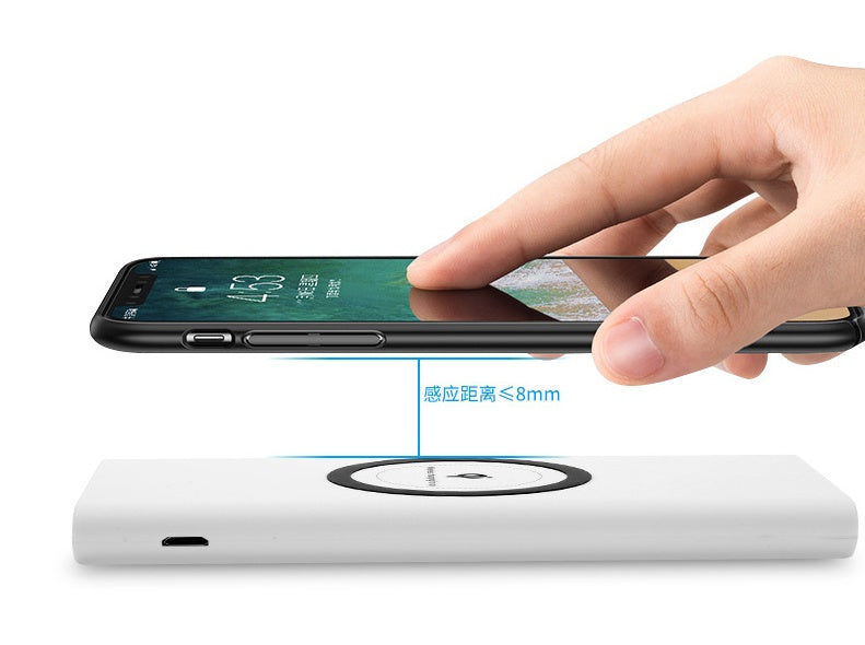 3-in-1 Wireless Power Bank 10000mAh — Qi Wireless Charging with USB Output
