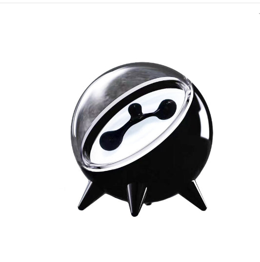 Microphone magnétique à boule avec lumière LED — Microphone de bureau USB-C pour karaoké et streaming