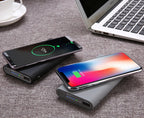 3-in-1 Wireless Power Bank 10000mAh — Qi Wireless Charging with USB Output
