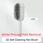 Self-Cleaning Hairbrush with 3D Air Cushion — Detangling Scalp Massage Brush
