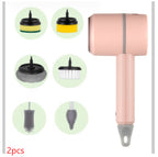 Electric Cleaning Brush Set — Rechargeable Multifunctional Scrubber 3 Brush Heads