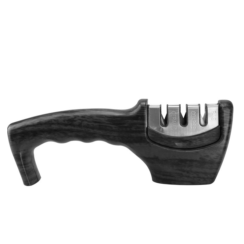 Diamond Tungsten Pull-Through Knife Sharpener — Stainless Steel Kitchen Tool