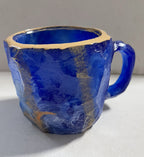 Mineral Crystal Effect Resin Coffee Mug 400ml — Decorative Handle Cup Gift