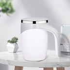 Self-Stirring Magnetic Travel Mug — 304 Stainless Steel USB Rechargeable Cup