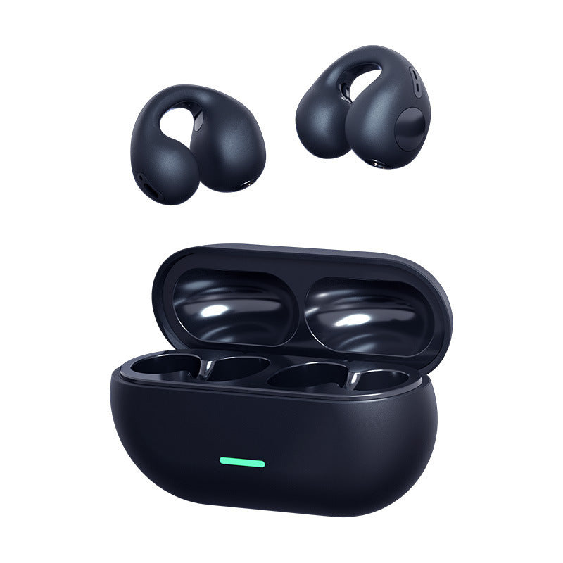 DX09 Clip-On Open-Ear Headphones — Waterproof Sports Earphones Breathing Light