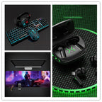 Gaming Bluetooth Earbuds 5.1 — Zero Latency NFC 120Hr Multipoint 15m Range
