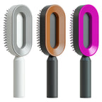 Self-Cleaning Hairbrush with 3D Air Cushion — Detangling Scalp Massage Brush
