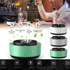 Smoke-Filtering Ashtray Air Purifier — Negative Ion Odour Removal with Aromatherapy
