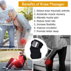 Infrared Heated Knee & Joint Massager Wrap — Vibration Therapy 3-Speed 12W