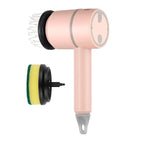Electric Cleaning Brush Set — Rechargeable Multifunctional Scrubber 3 Brush Heads