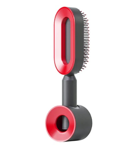 Self-Cleaning Hairbrush with 3D Air Cushion — Detangling Scalp Massage Brush