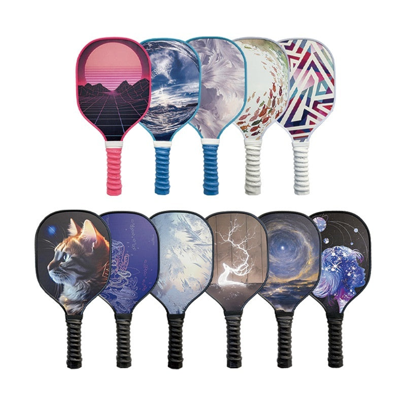 Professional Pickleball Paddle — Wooden Graphic Design 400×192mm