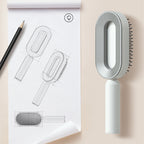 Self-Cleaning Hairbrush with 3D Air Cushion — Detangling Scalp Massage Brush