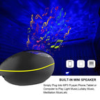 Galaxy Star Projector with Bluetooth Speaker — 8 Colours Remote Timer 60m²