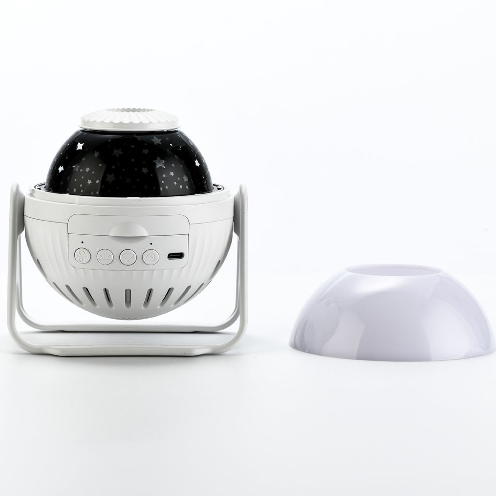 Galaxy Star Projector Night Light — Bedroom Projector with Colour Discs & Bluetooth