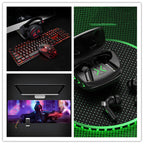 Gaming Bluetooth Earbuds 5.1 — Zero Latency NFC 120Hr Multipoint 15m Range