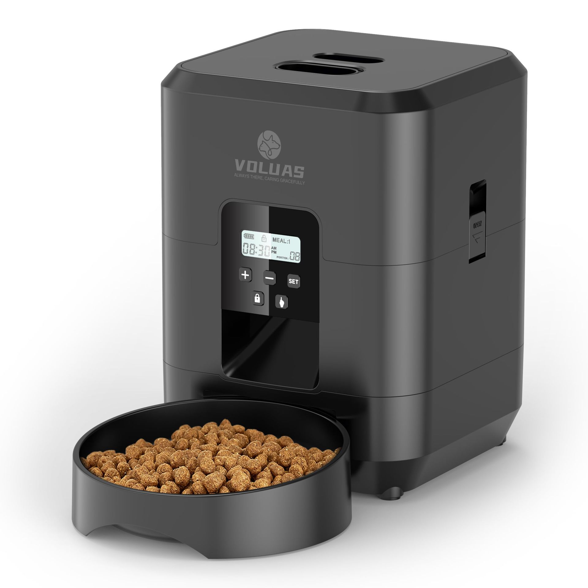 Smart Automatic Cat Feeder with WiFi & Timer — Quantitative Pet Food Dispenser