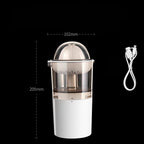 Portable Wireless Electric Juicer Cup — USB Rechargeable Mini Blender White & Green