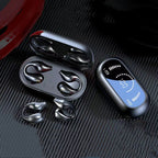 Ear Clip Open-Ear Bluetooth 5.2 Headphones — 36Hr HIFI Dual Drive 350mAh Case