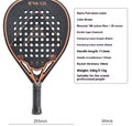 AMASPORT ERA 1.0 Carbon Fibre Padel Racket — 18K Professional Padel Bat