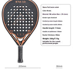 AMASPORT ERA 1.0 Carbon Fibre Padel Racket — 18K Professional Padel Bat
