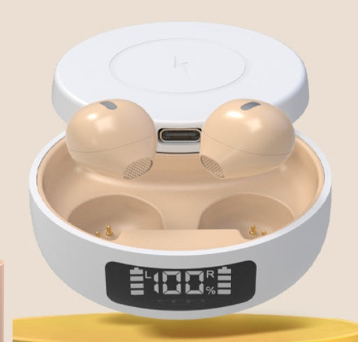 Bluetooth 5.0 Semi-In-Ear Wireless Earbuds — HD Stereo Bilateral Earphones